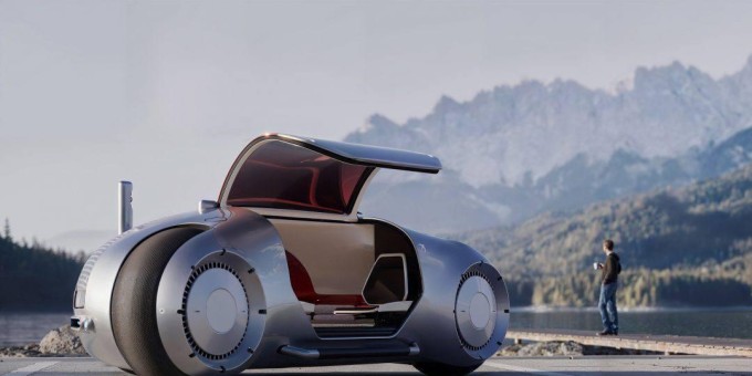 Новый футуристический автомобиль